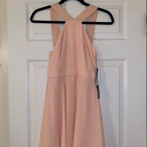 Lulus short blush pink dress